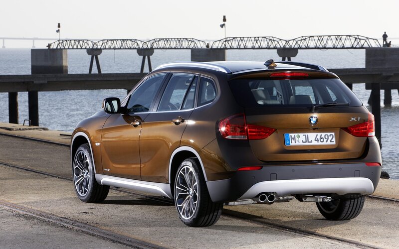 BMW X1 by the water