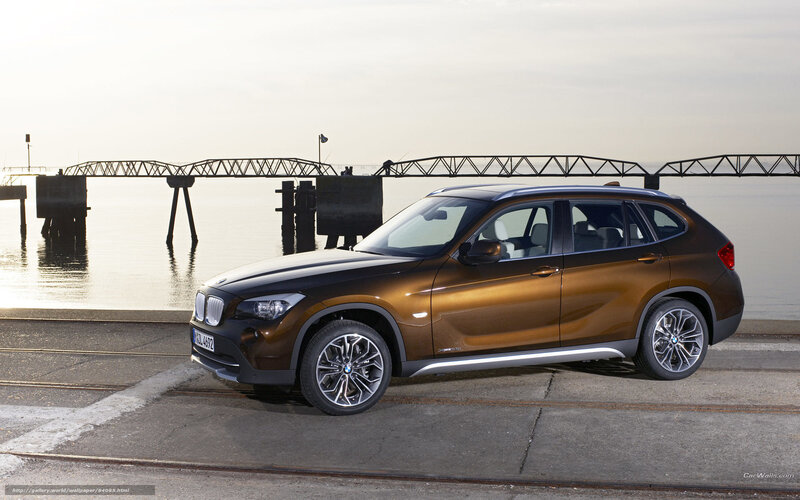 BMW X1 by the water