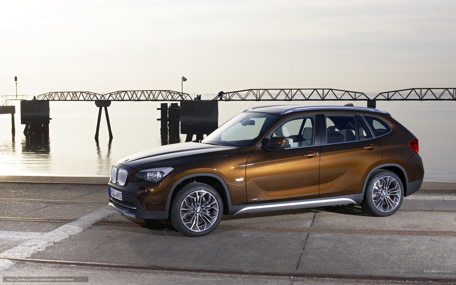 BMW X1 by the water