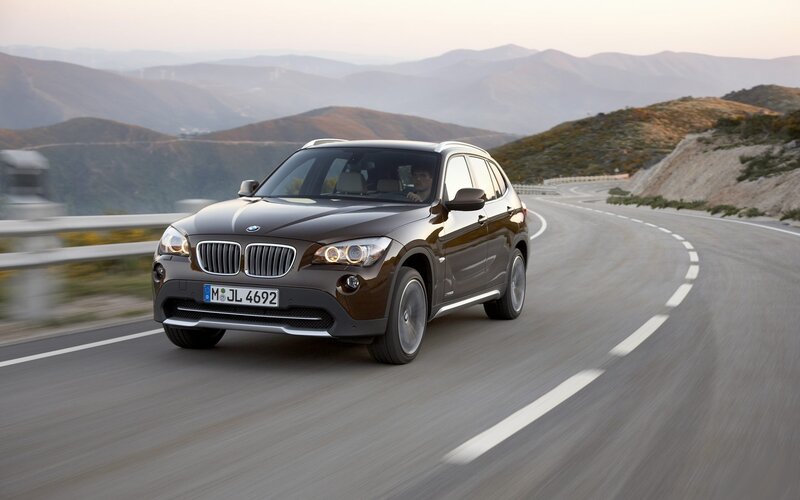 BMW X1 on winding road