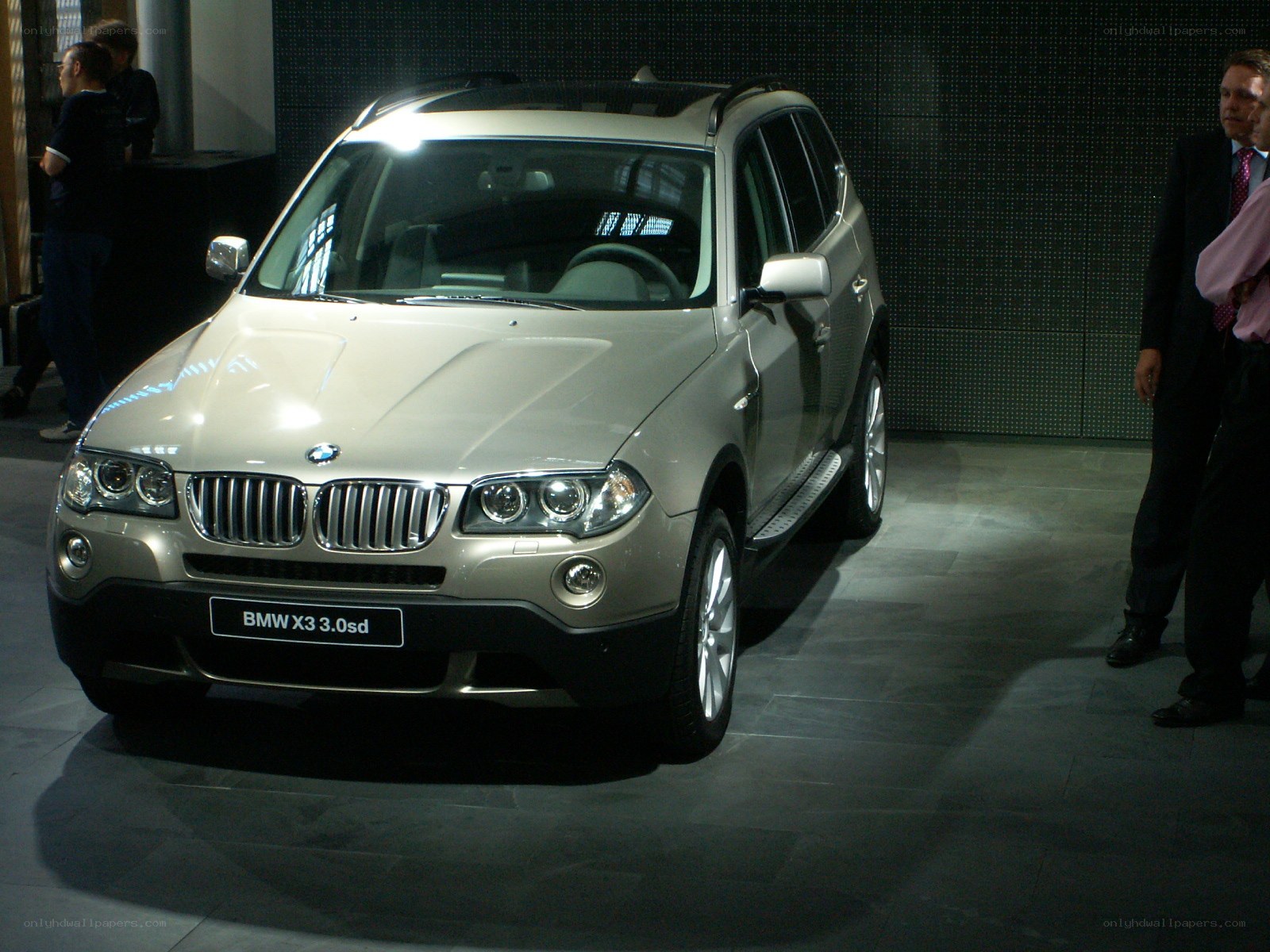 BMW X3 3.0sd on display