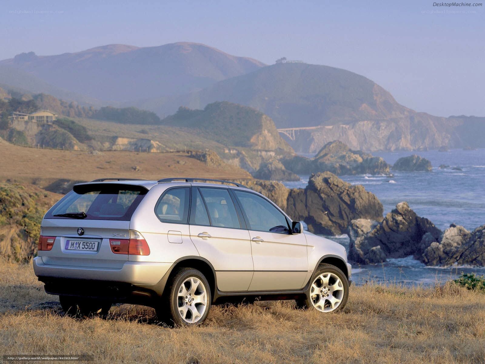 BMW X5 by the coast