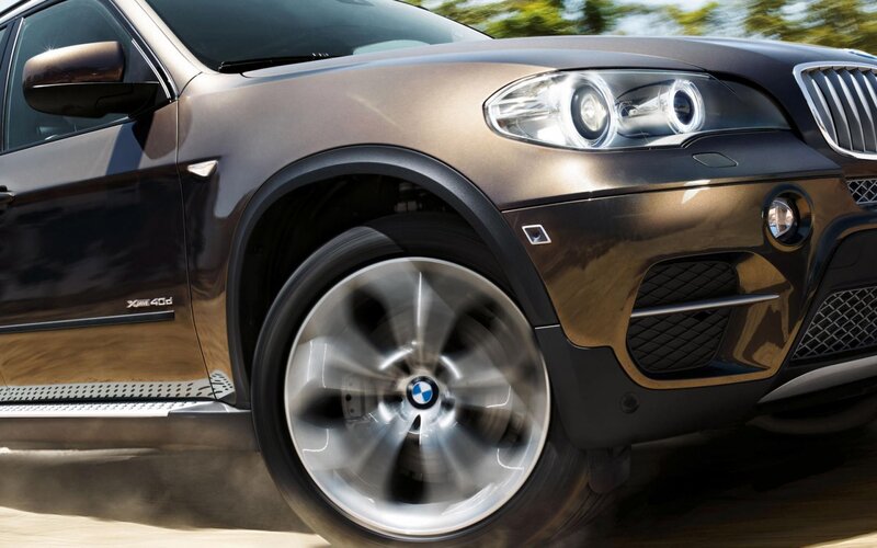 BMW X5 in motion
