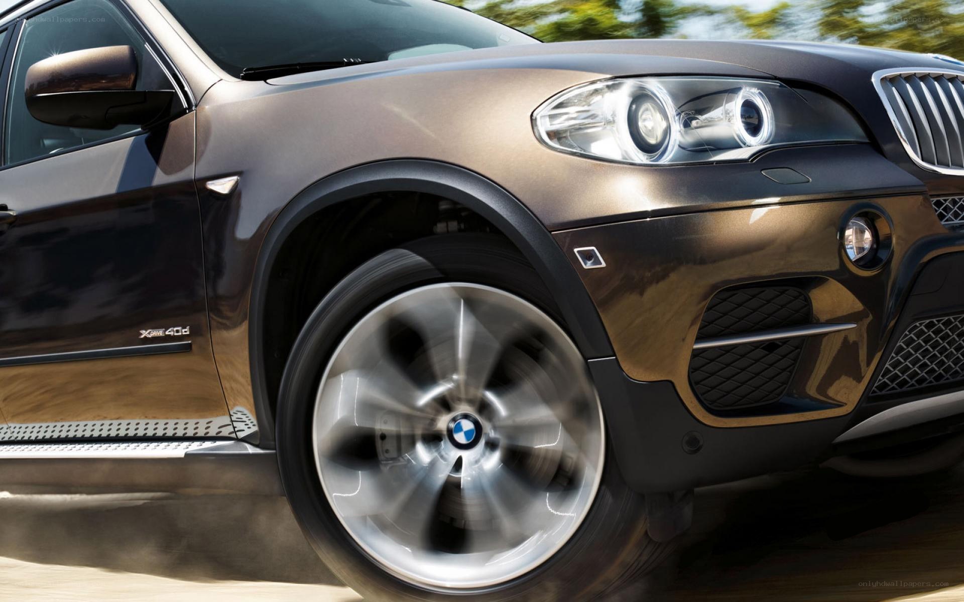 BMW X5 in motion