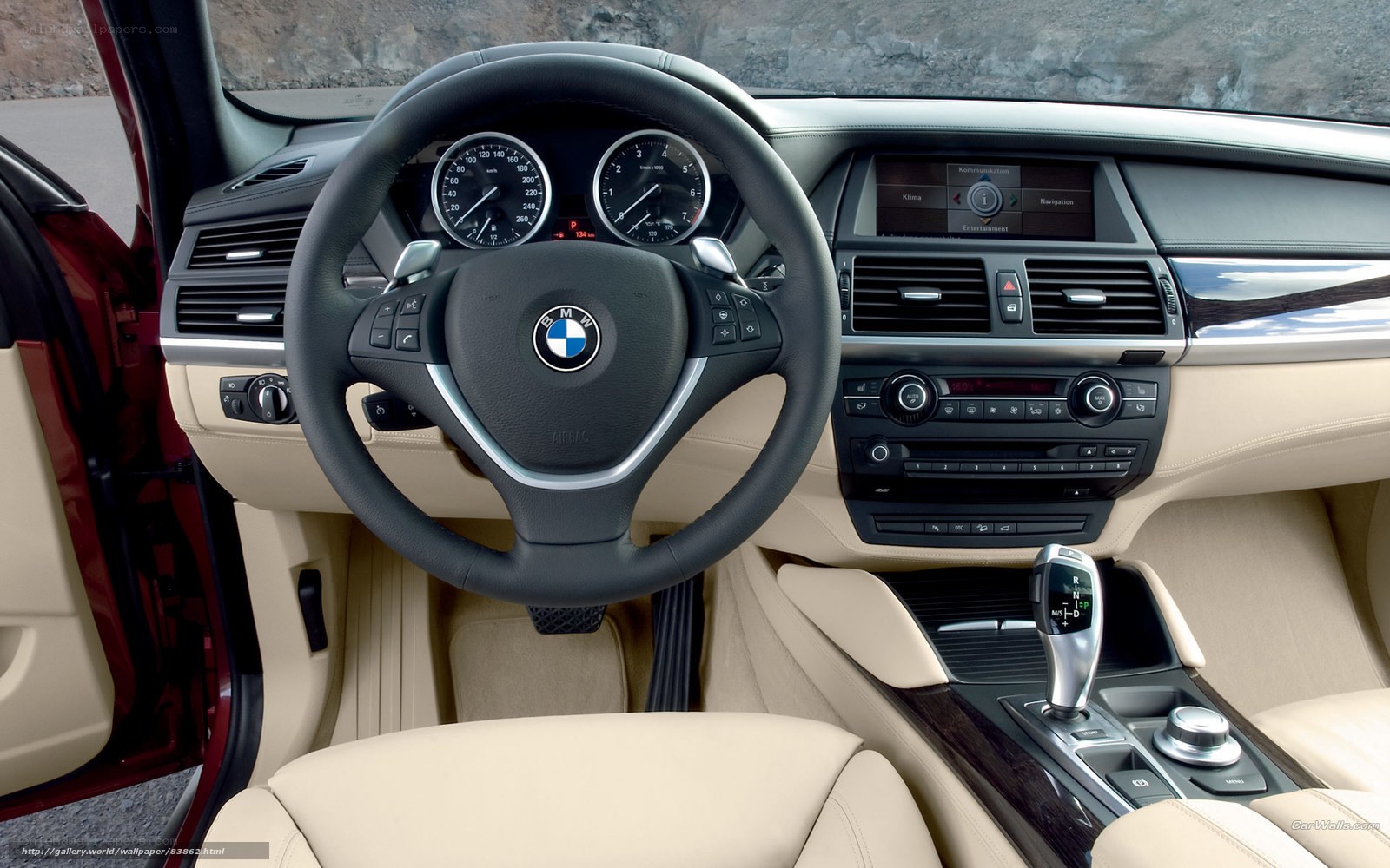 BMW X5 interior dashboard
