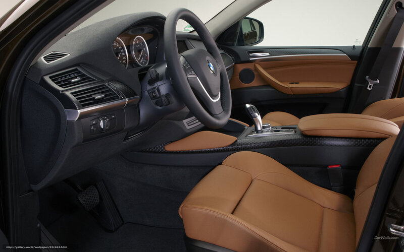 BMW X5 interior view
