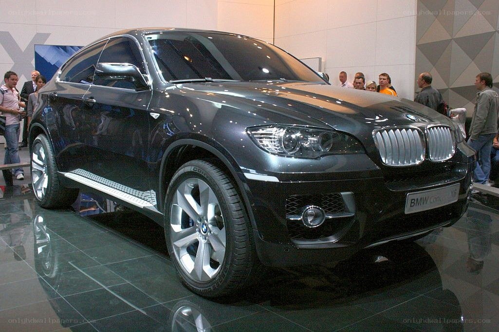 BMW X6 Concept car on display