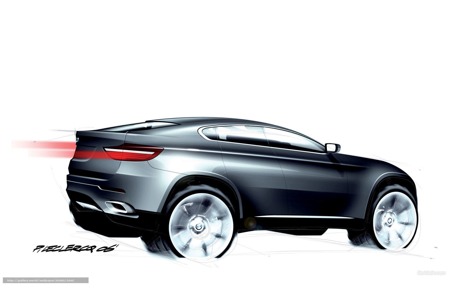 BMW X6 concept sketch