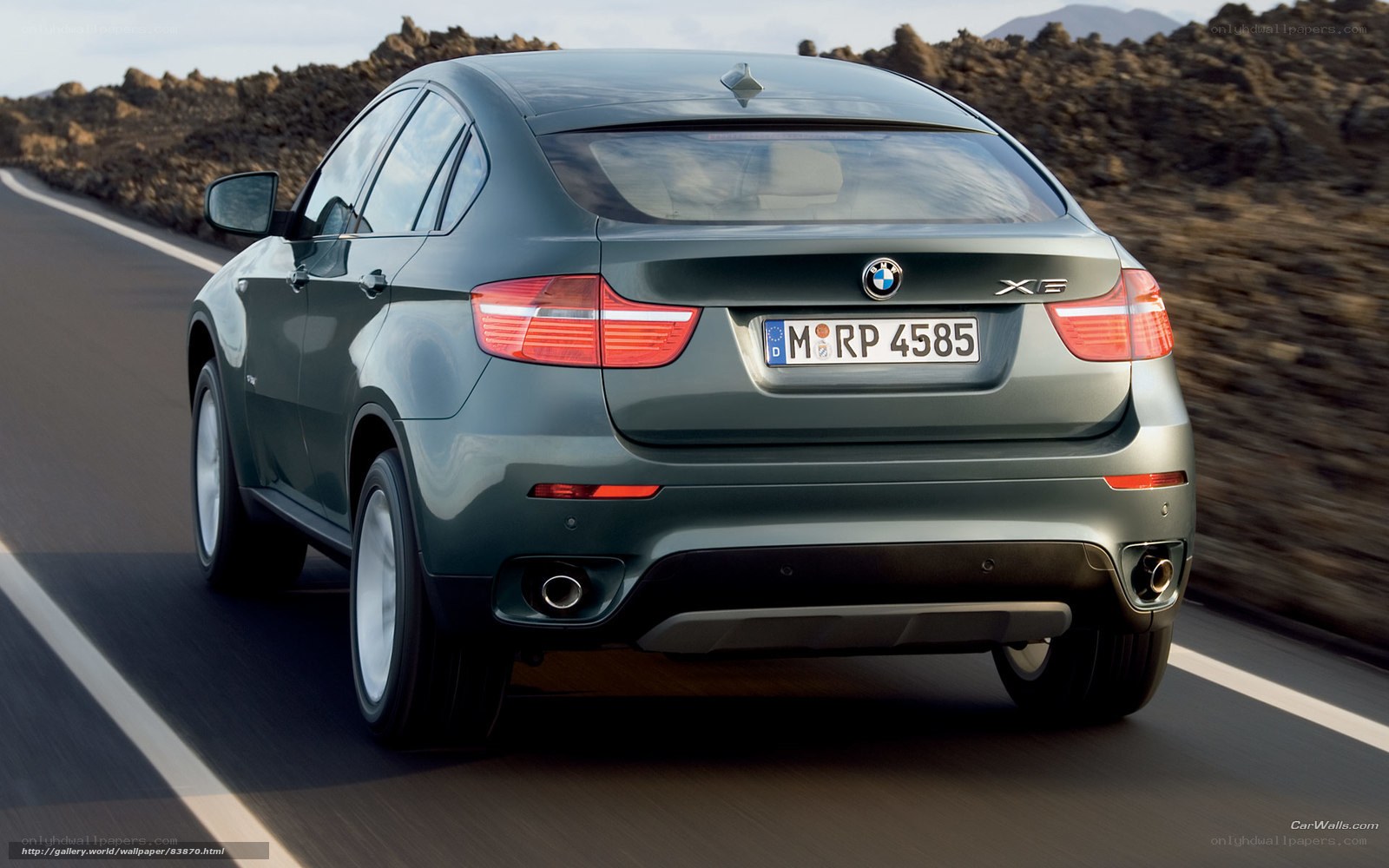 BMW X6 in motion