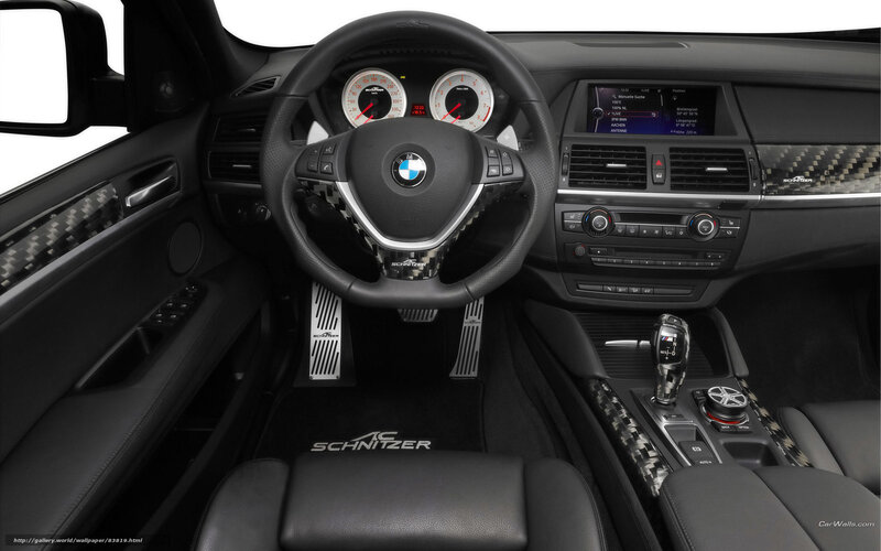 BMW X6 interior with Schnitzer