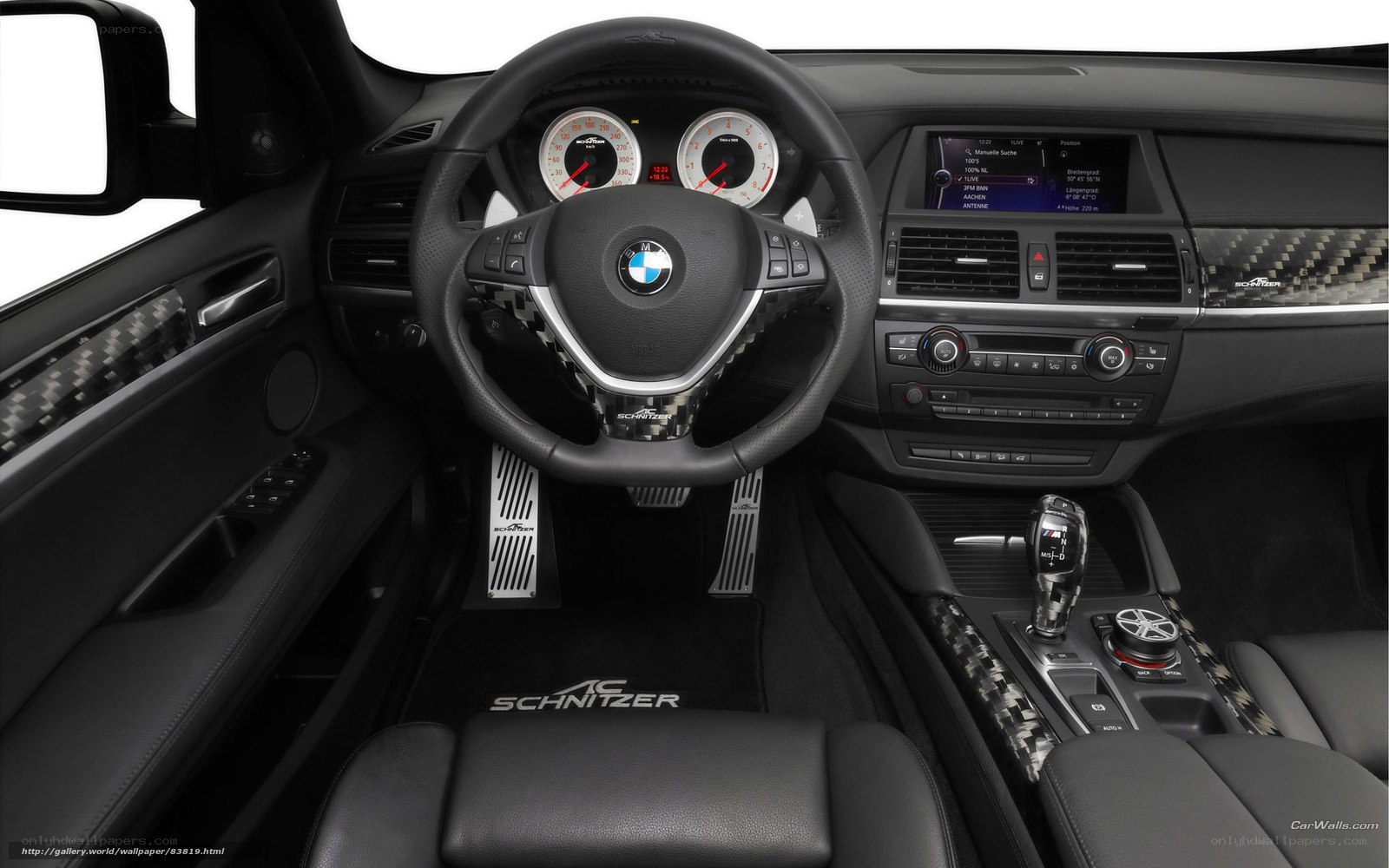 BMW X6 interior with Schnitzer