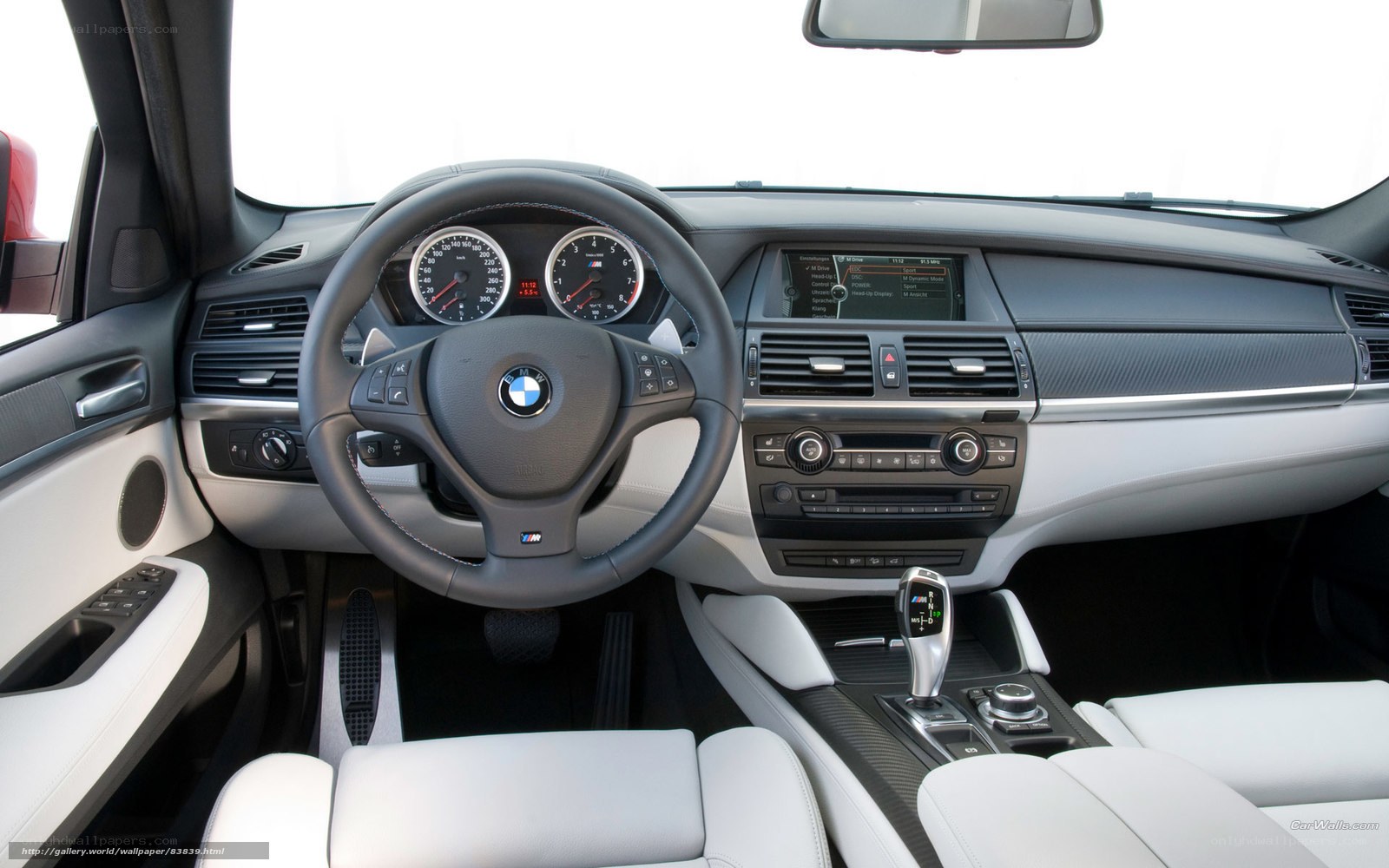 BMW X6 M interior dashboard