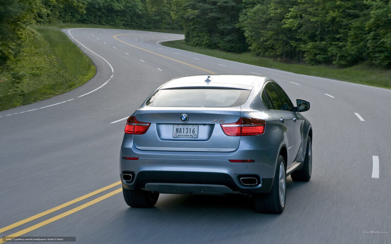 BMW X6 on a winding road