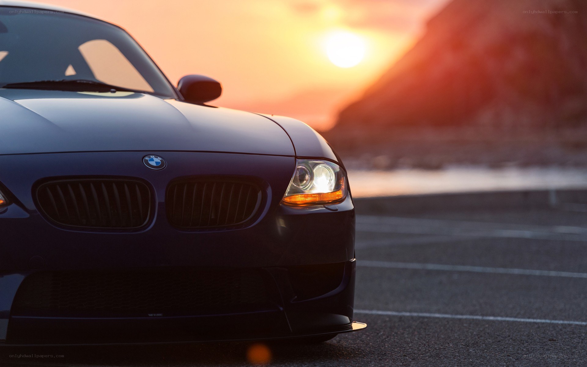 BMW Z4 at sunset