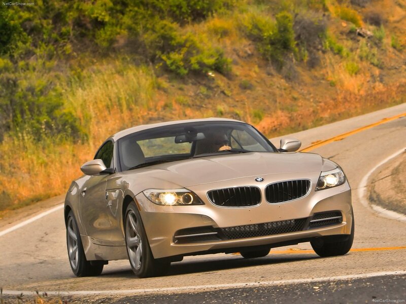 BMW Z4 driving on a winding road