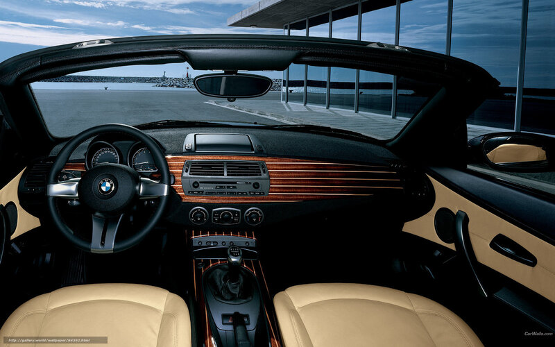 BMW Z4 interior view