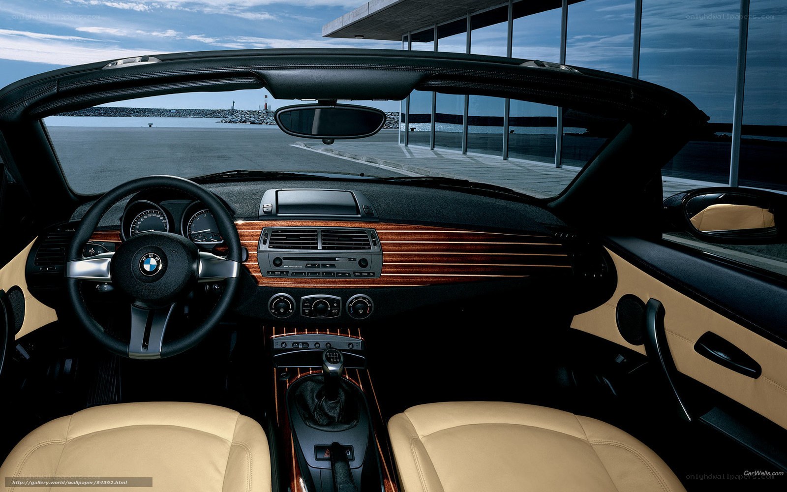 BMW Z4 interior view