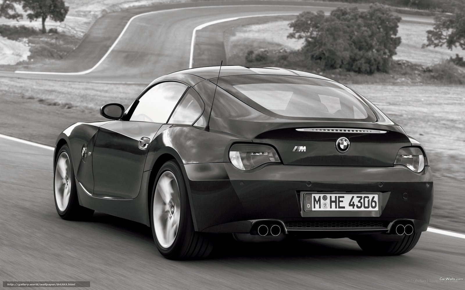 BMW Z4 M Coupe in motion