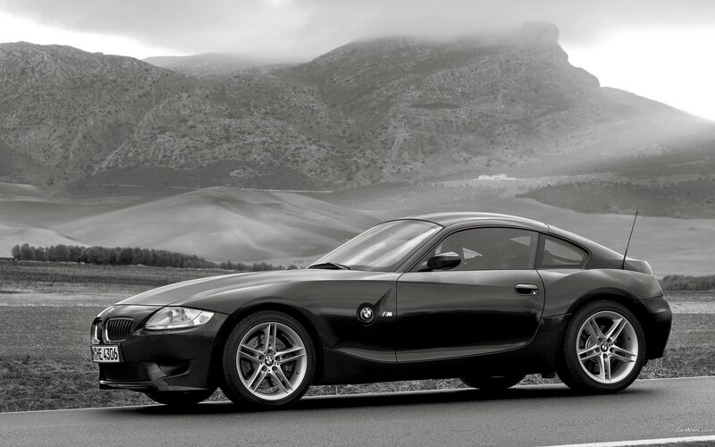 BMW Z4 M Coupe on a mountain road