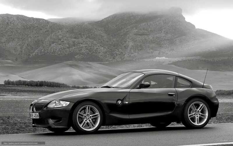 BMW Z4 M Coupe on a mountain road