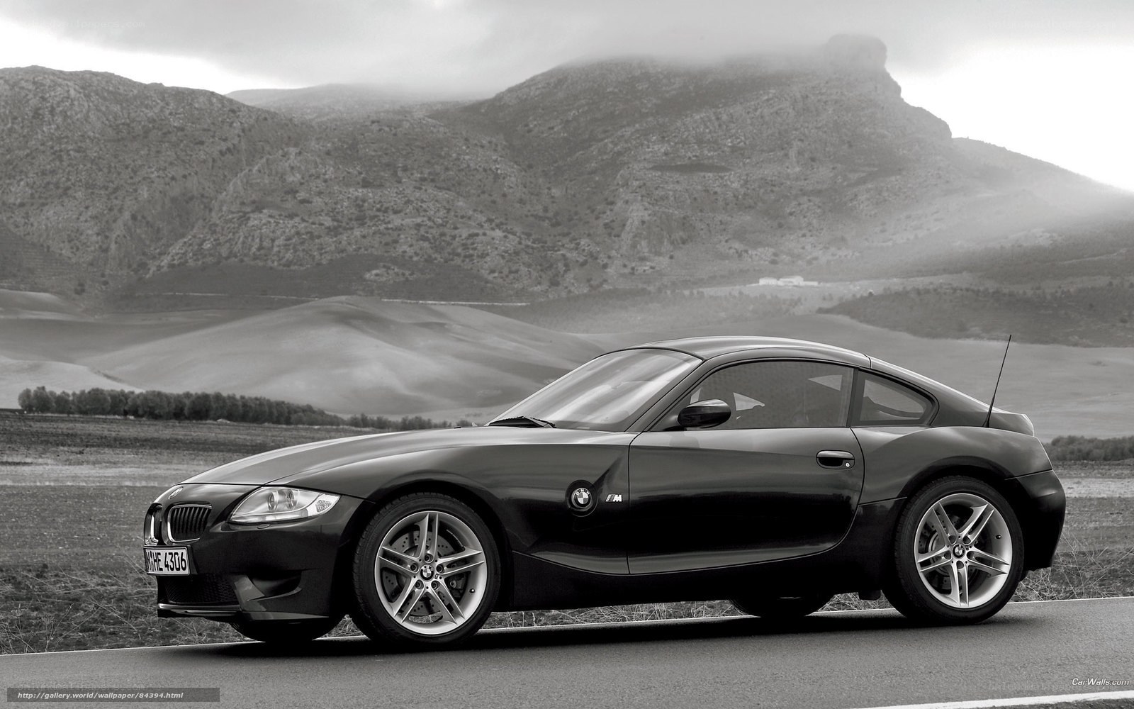 BMW Z4 M Coupe on a mountain road