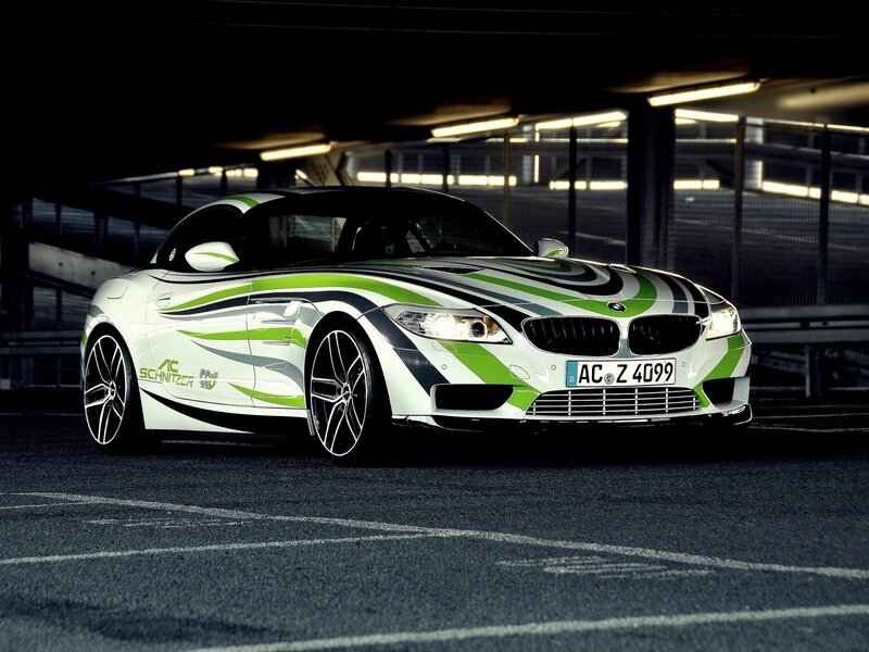BMW Z4 with custom livery