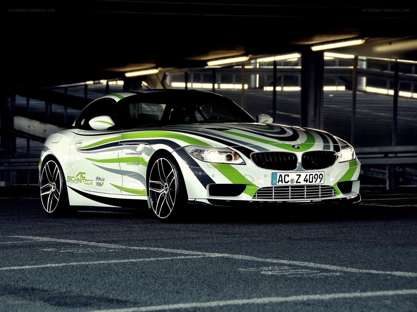 BMW Z4 with custom livery