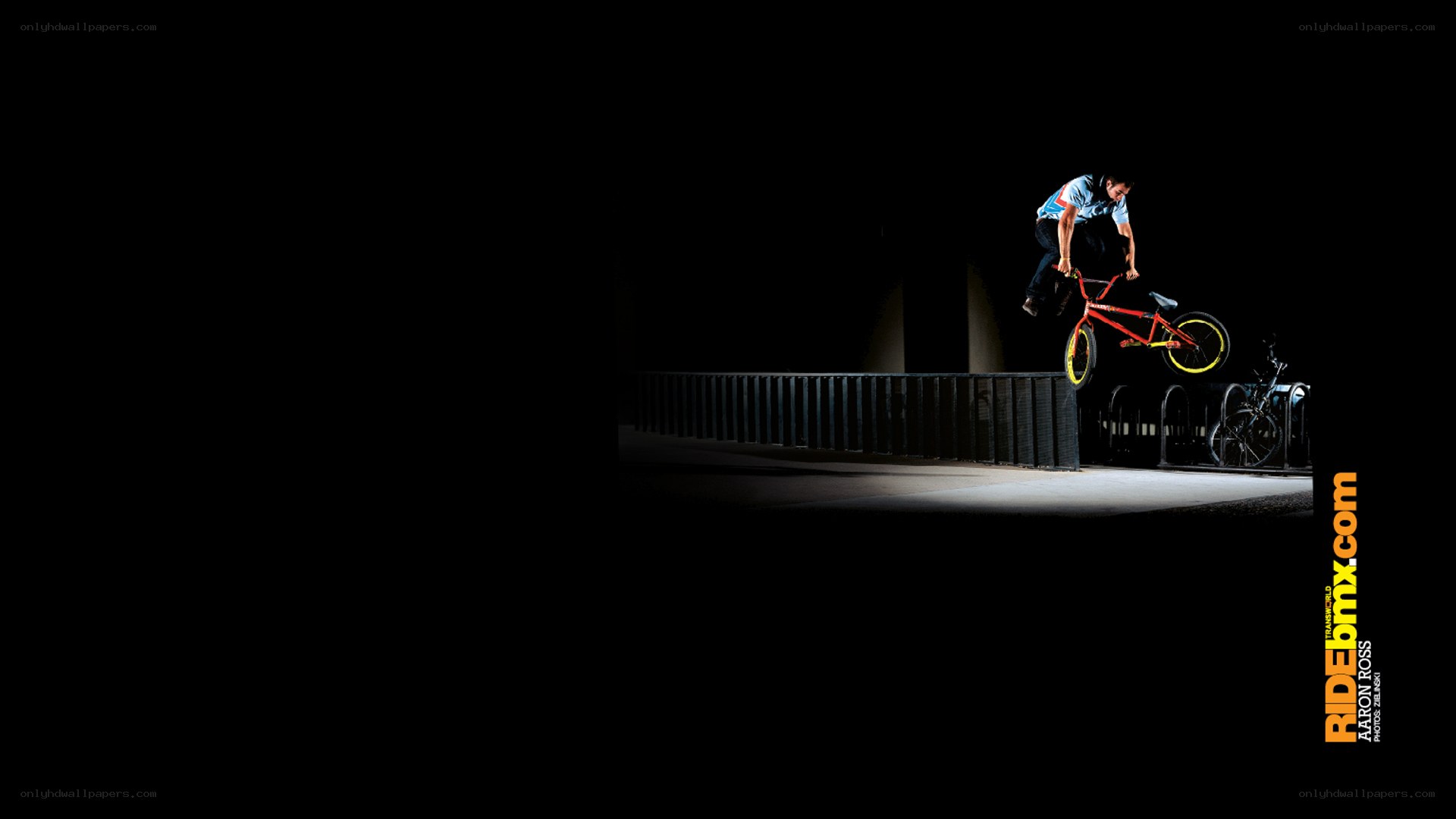 BMX rider performing trick