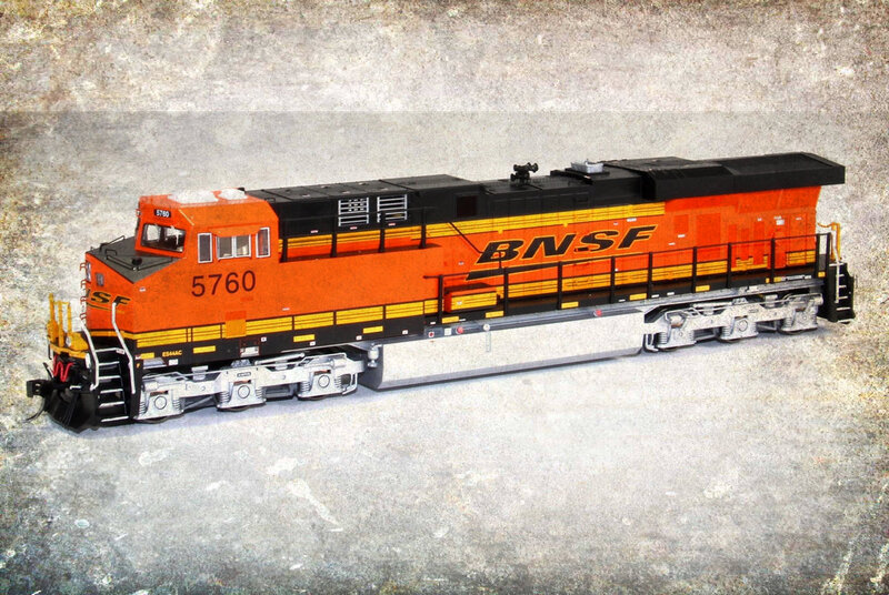 BNSF Locomotive — Orange