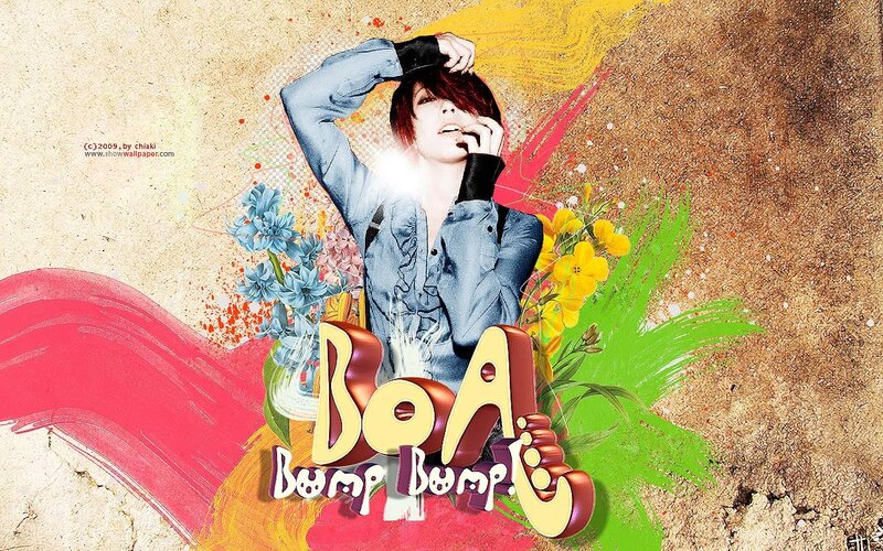 BoA Bump Bump promotional art