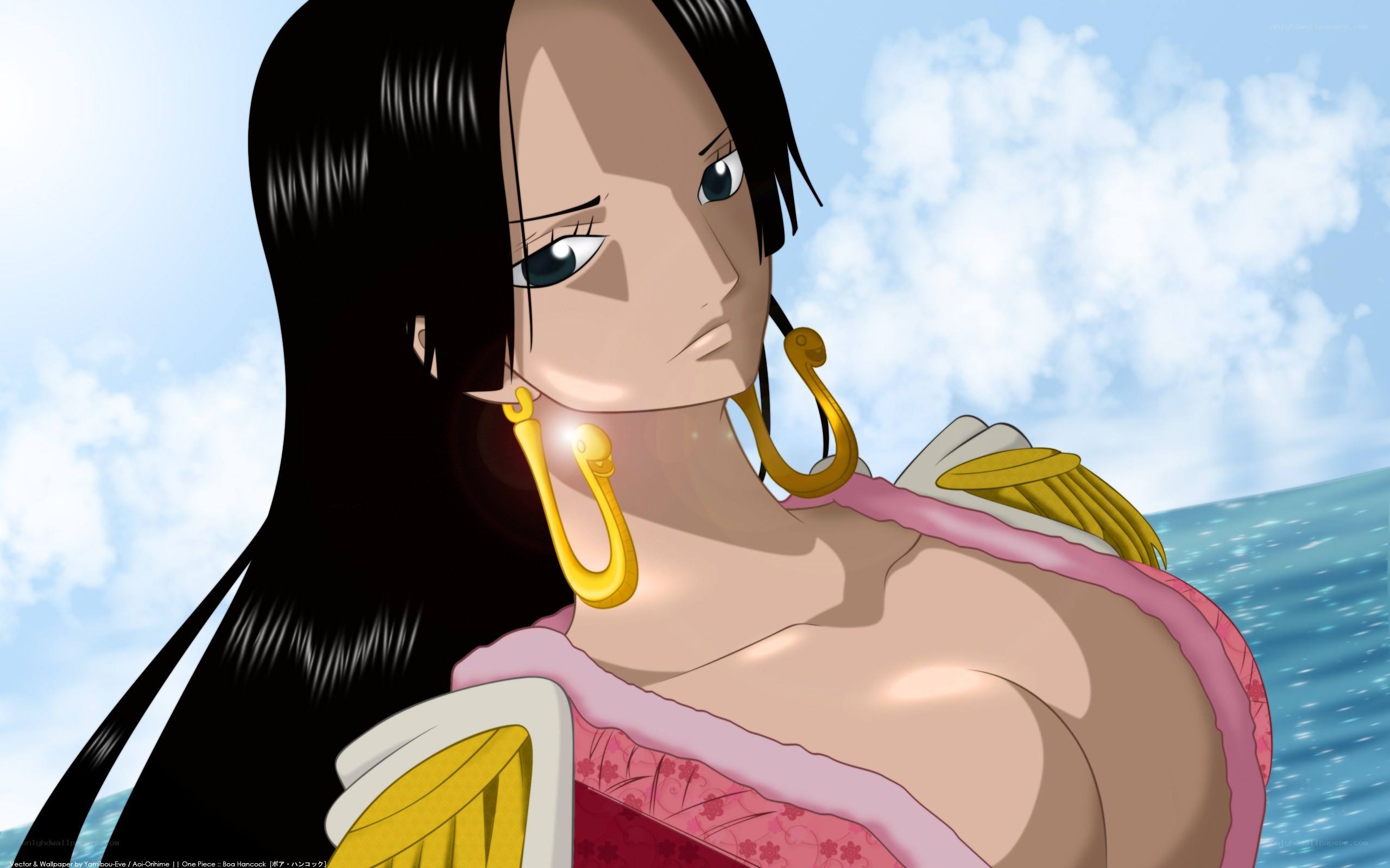 Boa Hancock by the sea