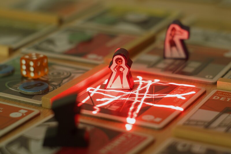 Board Game Piece on Card