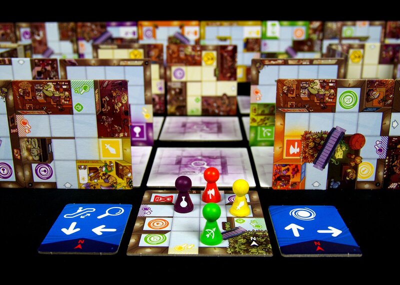 Board Game with Pawns
