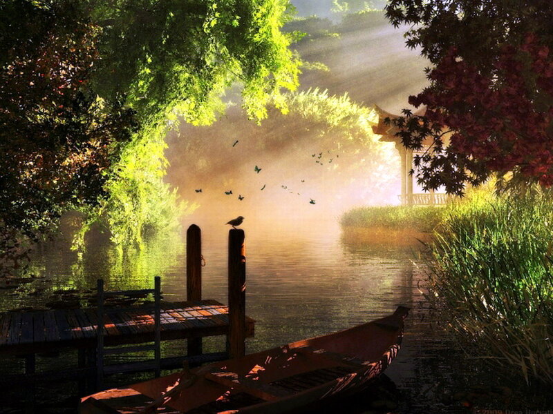 Boat at a Dock
