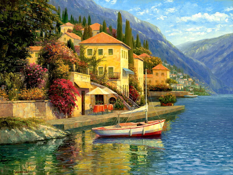 Boat at Lakeside Village
