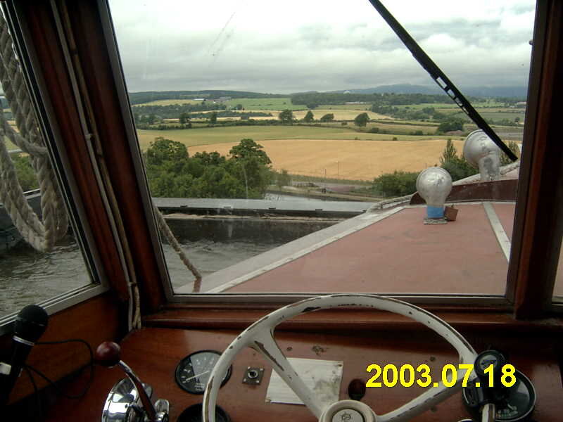 Boat Cockpit View
