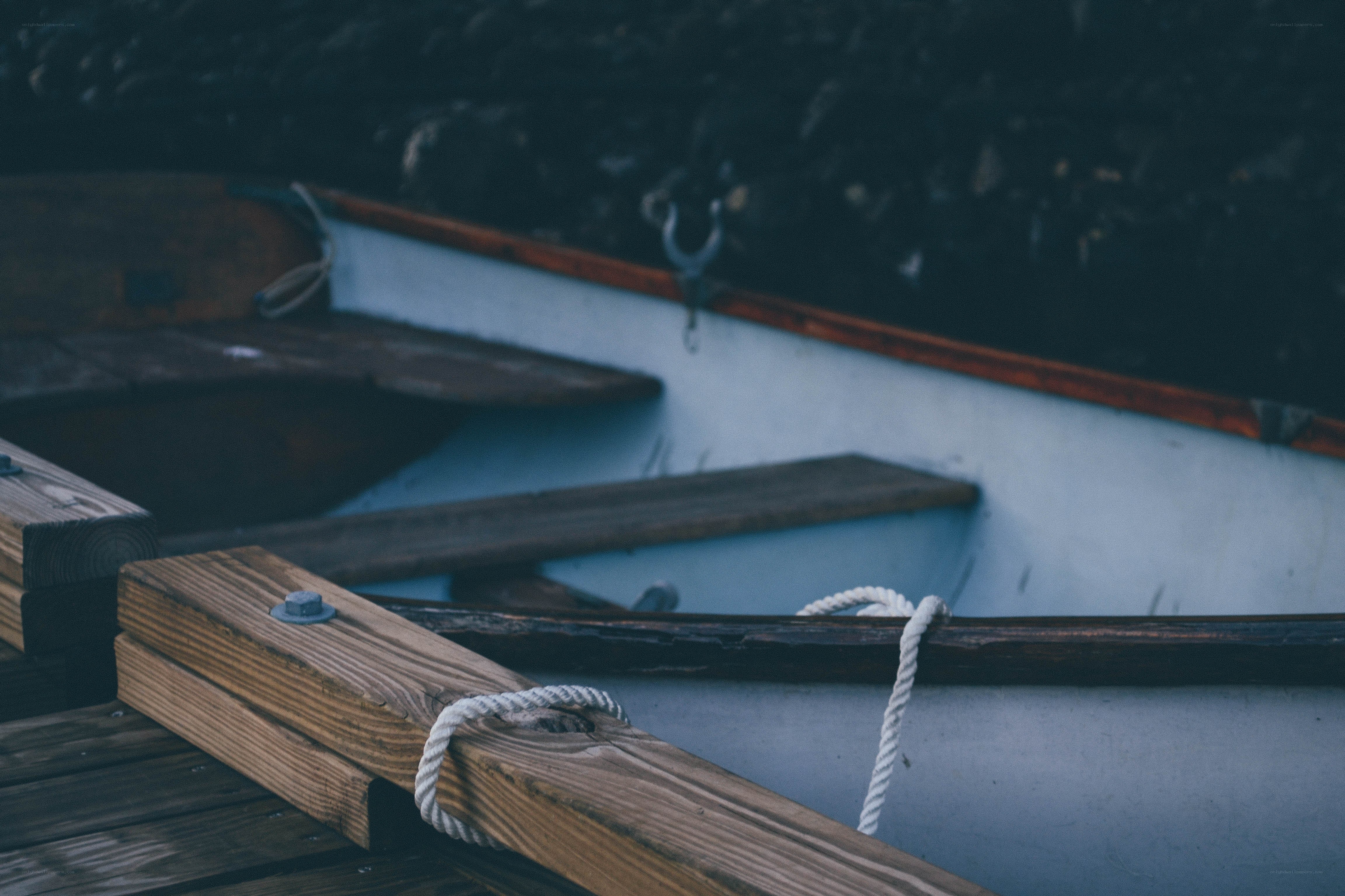 Boat docked at a pier
