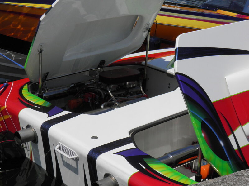 Boat Engine Compartment
