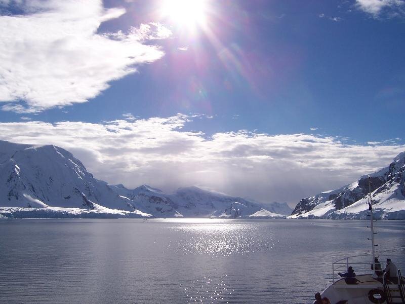 Boat in Icy Bay