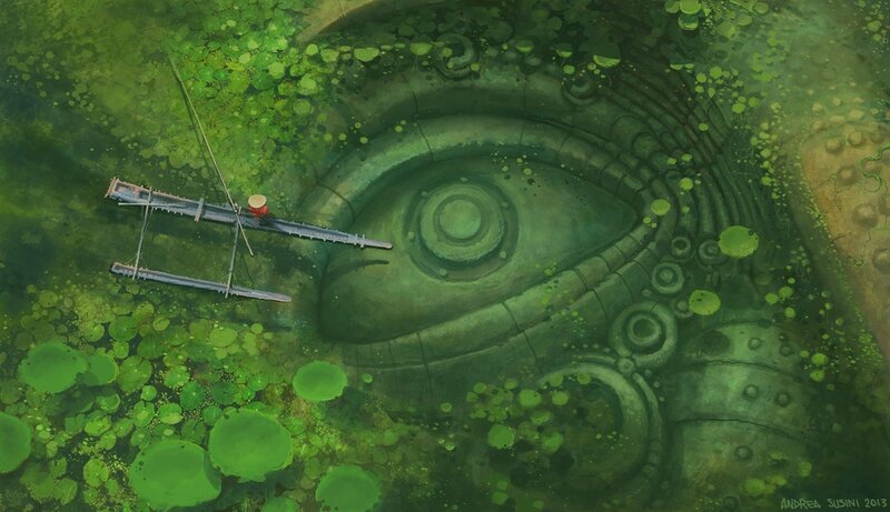 Boat Near Giant Eye