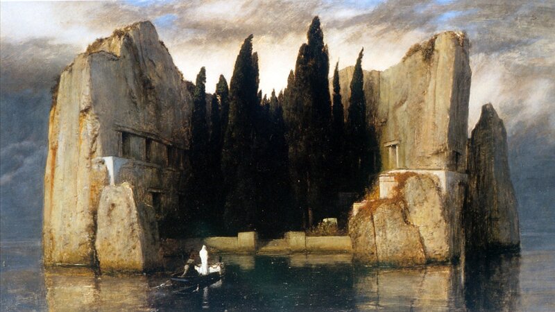 Boat Near Ruins