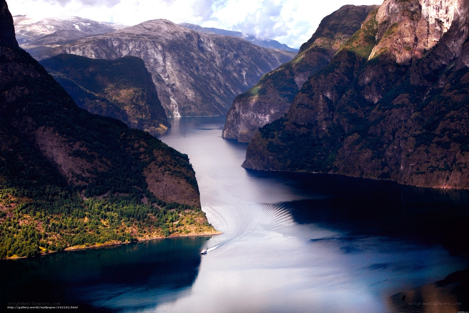 boat on a fjord