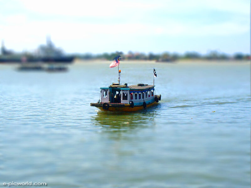 Boat on a river