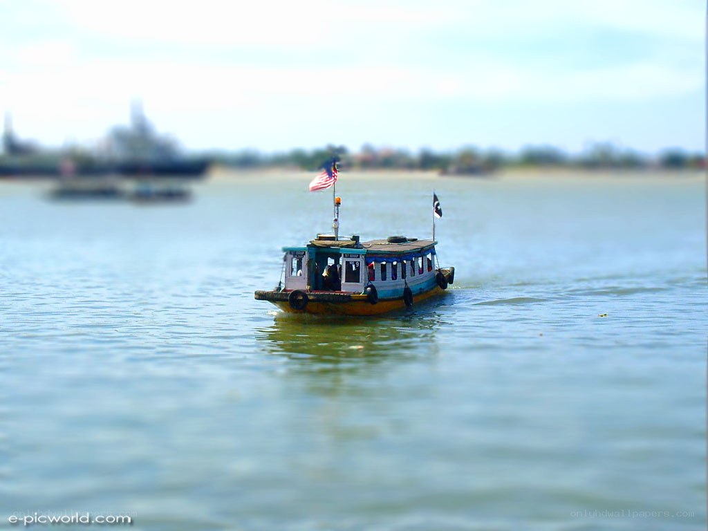 Boat on a river