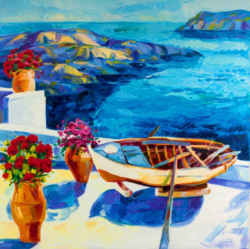 Boat on a Terrace