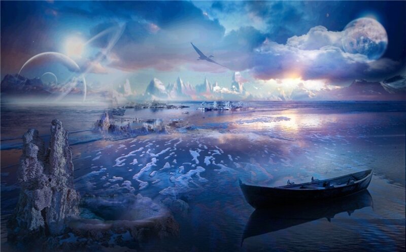 Boat on Alien Shore