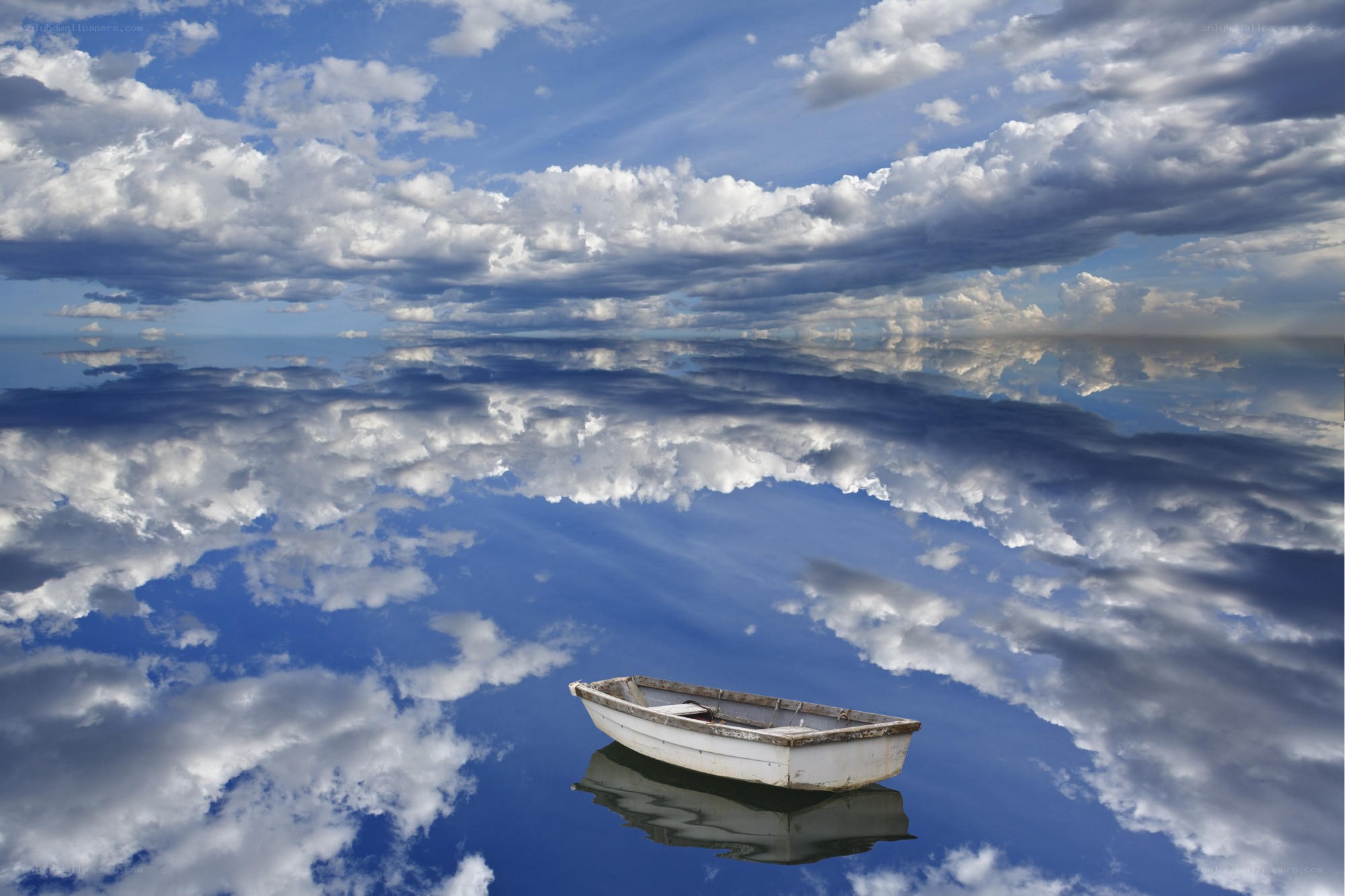 Boat on calm water