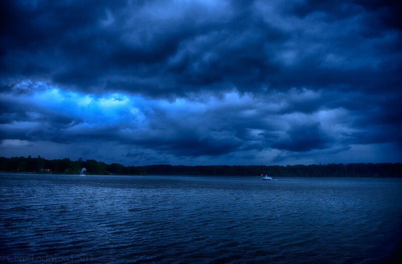 Boat on Dark Lake