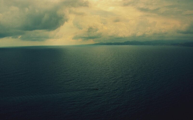 Boat on Open Sea