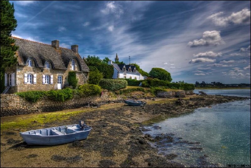 Boat on Rocky Shore